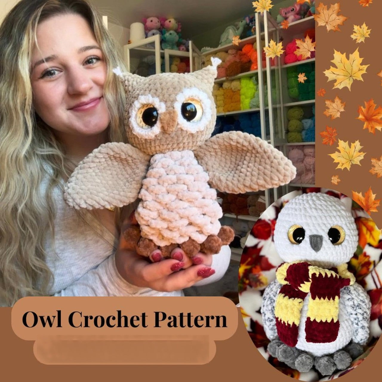 Cutest Huggable Owl Crochet Pattern