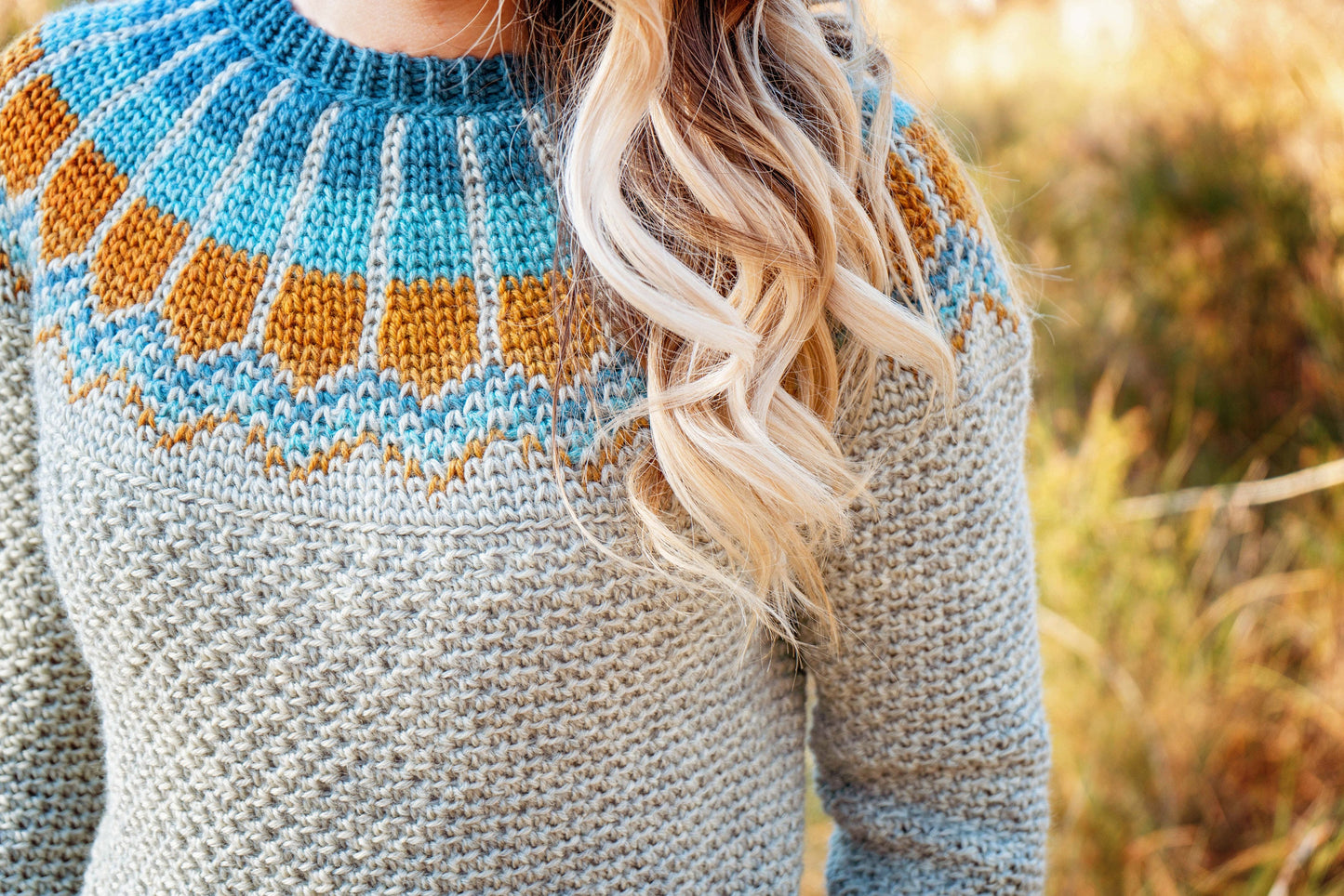 Aztec Style Comfy Sweater Crochet Pattern
