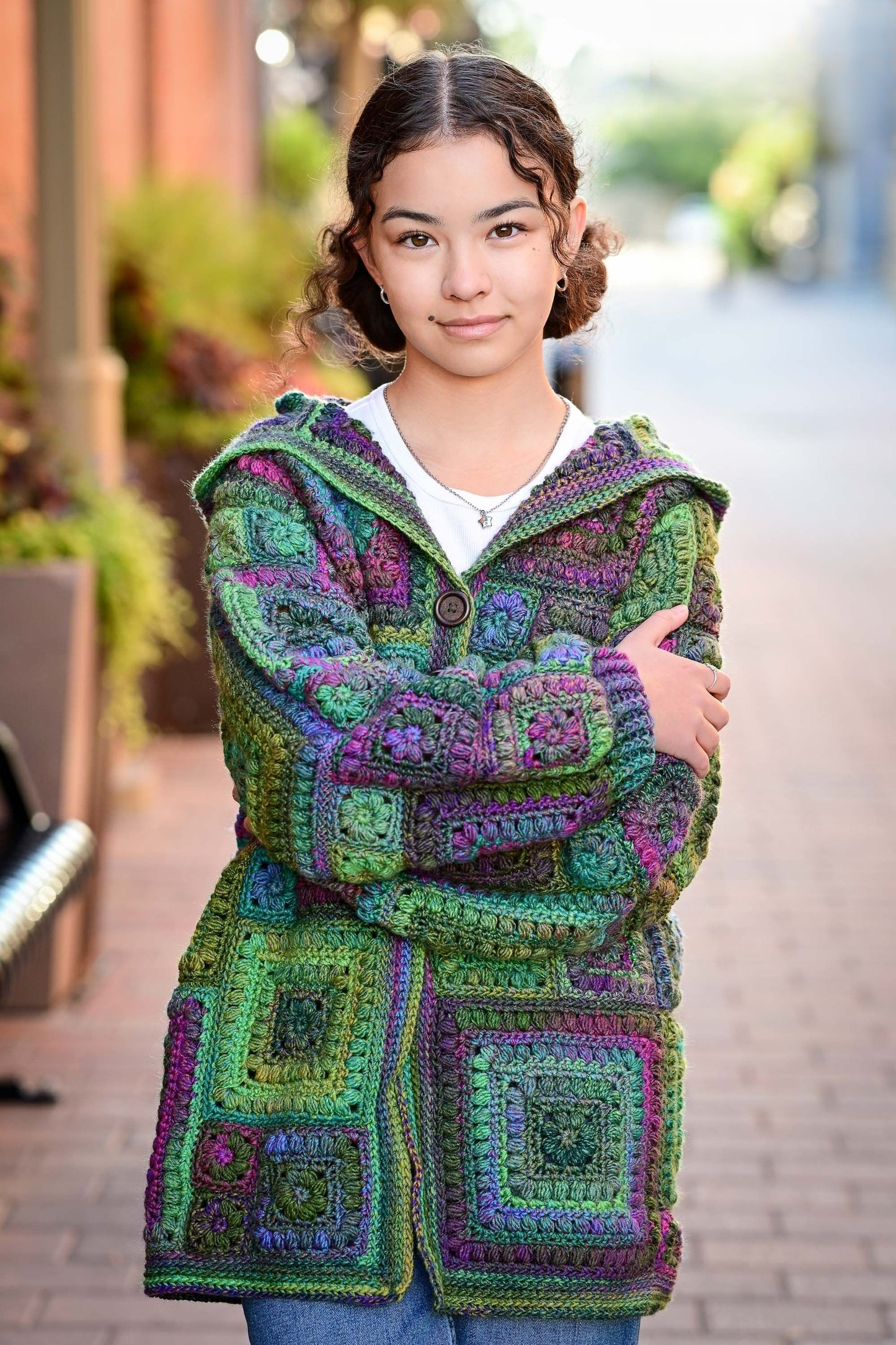 Square Scramble Sweater Crochet Pattern