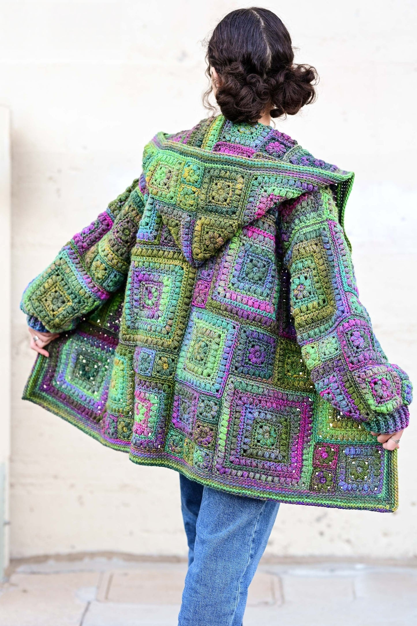 Square Scramble Sweater Crochet Pattern
