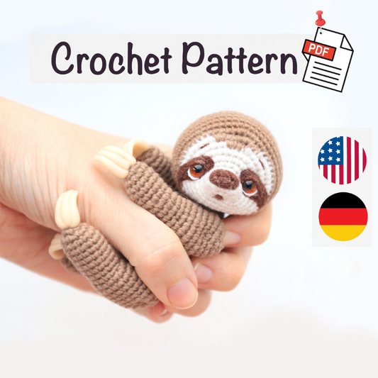 Miniature Sloth Crochet Pattern