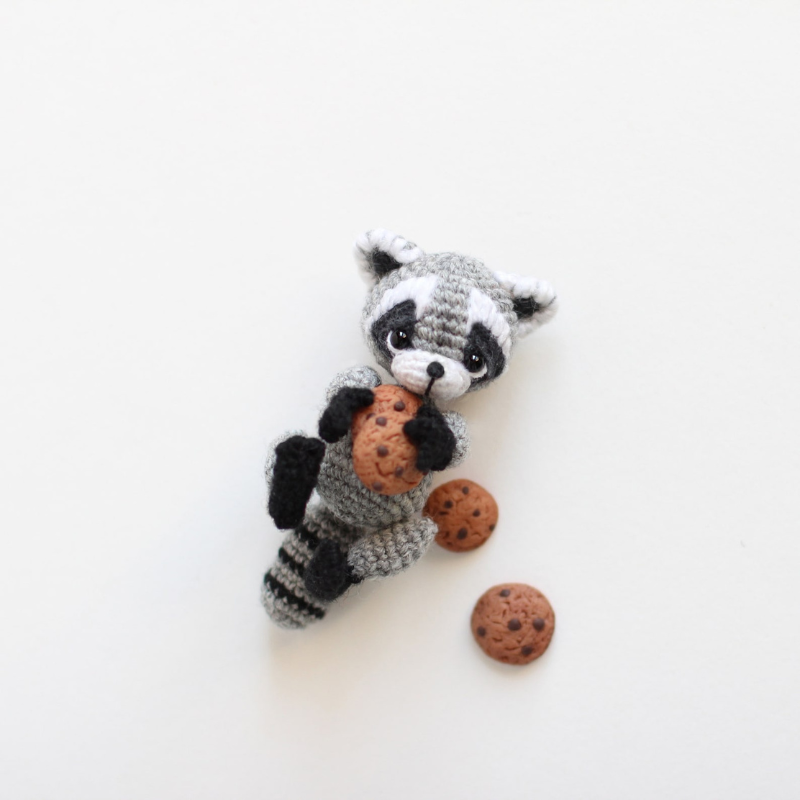 Miniature Raccoon Crochet Pattern