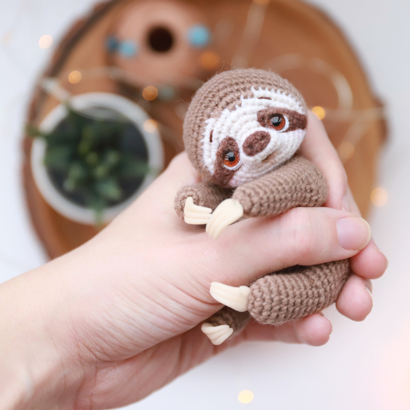 Miniature Sloth Crochet Pattern