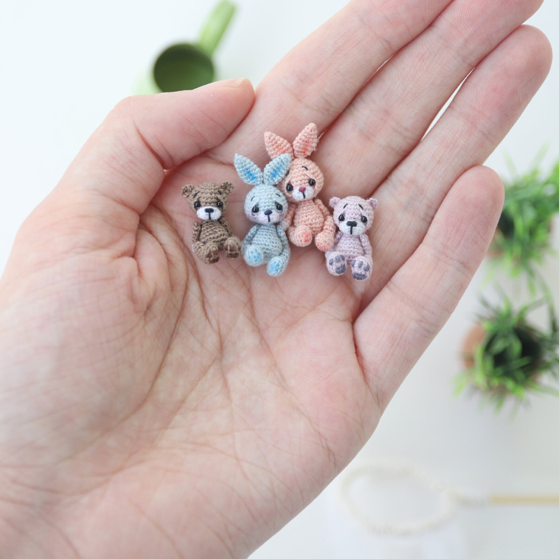 Miniature Bunny Crochet Pattern