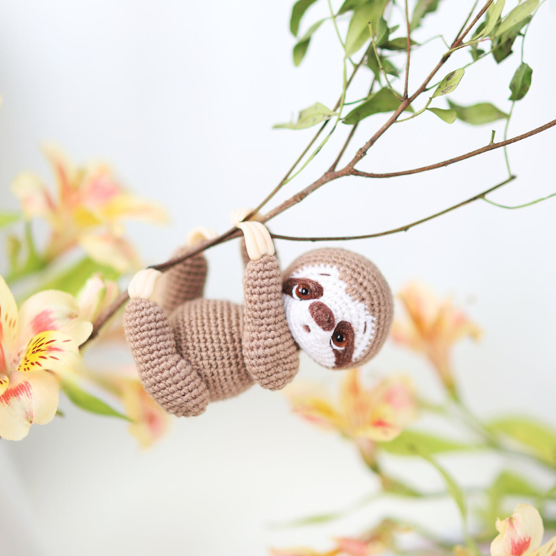 Miniature Sloth Crochet Pattern