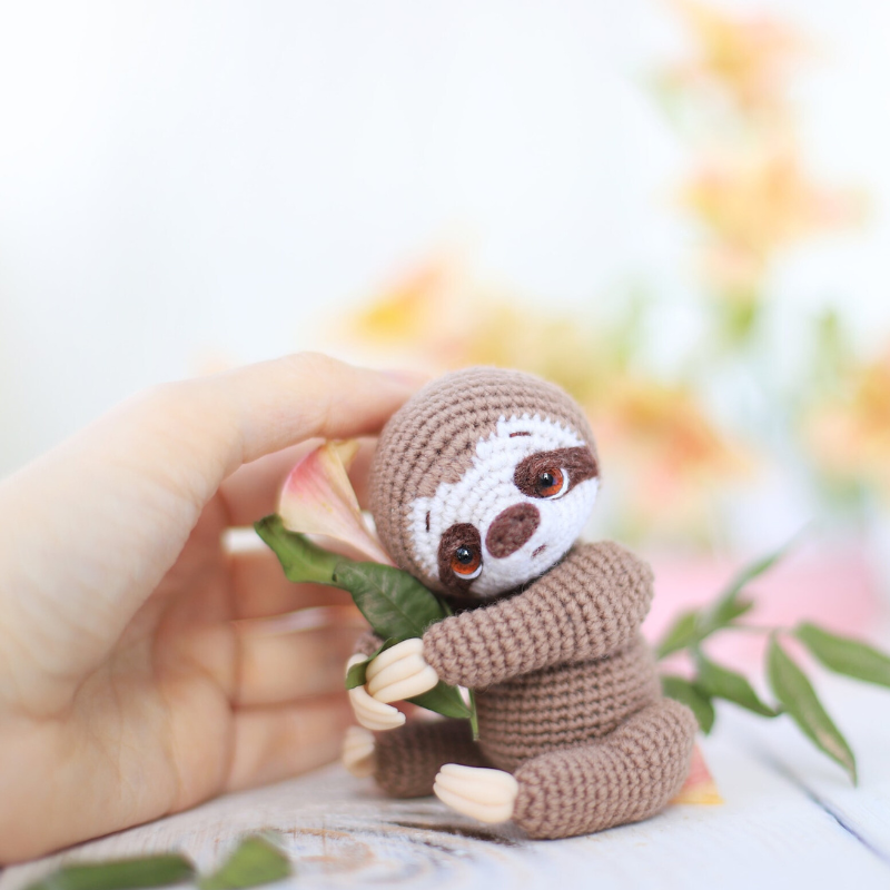 Miniature Sloth Crochet Pattern