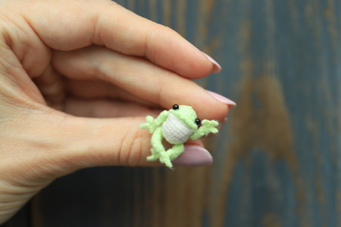 Miniature Frog Crochet Pattern