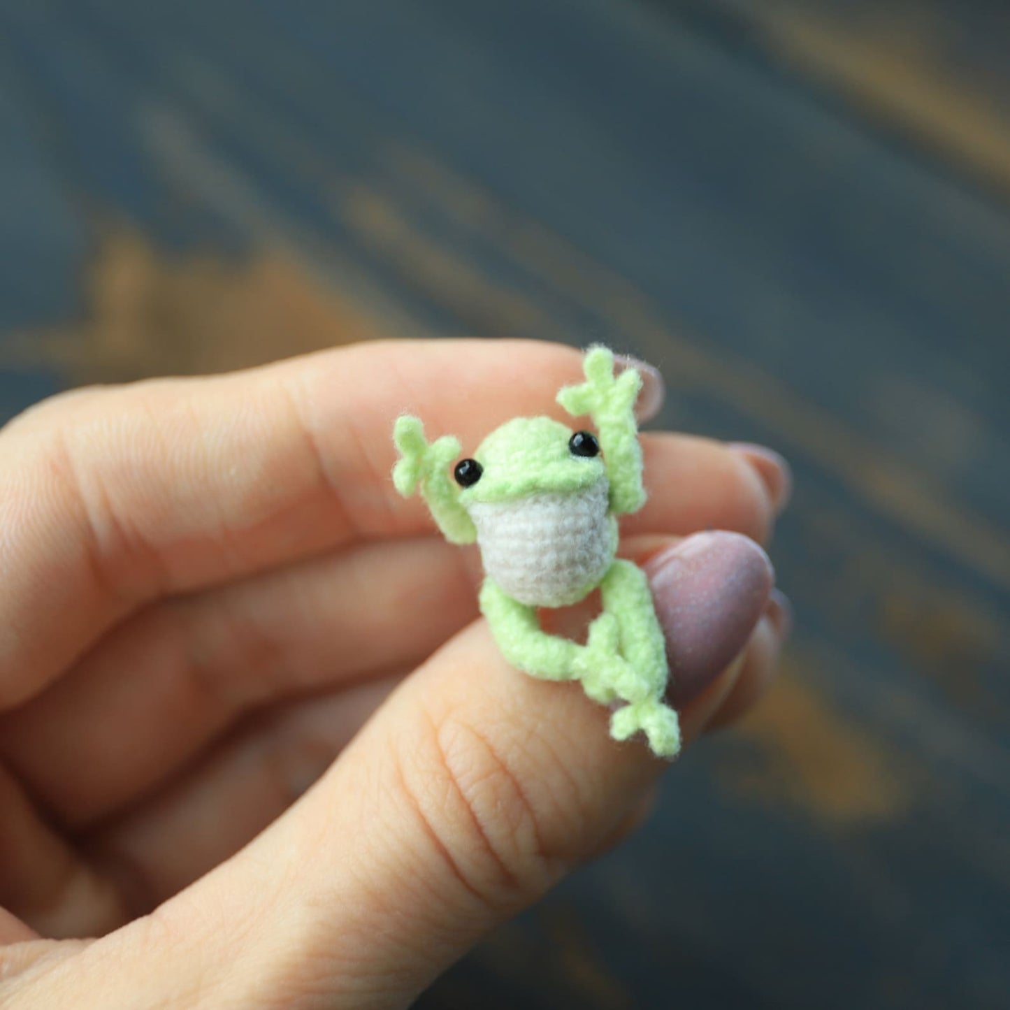 Miniature Frog Crochet Pattern