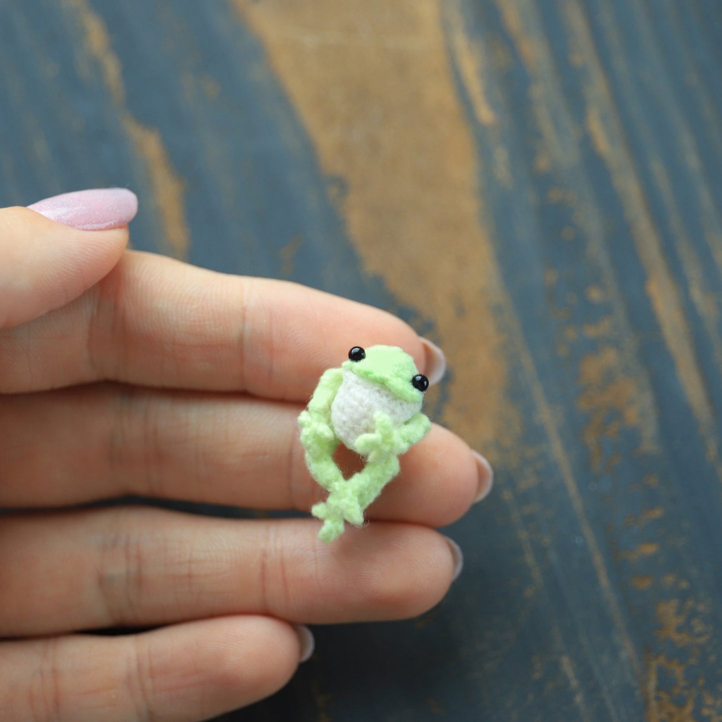 Miniature Frog Crochet Pattern