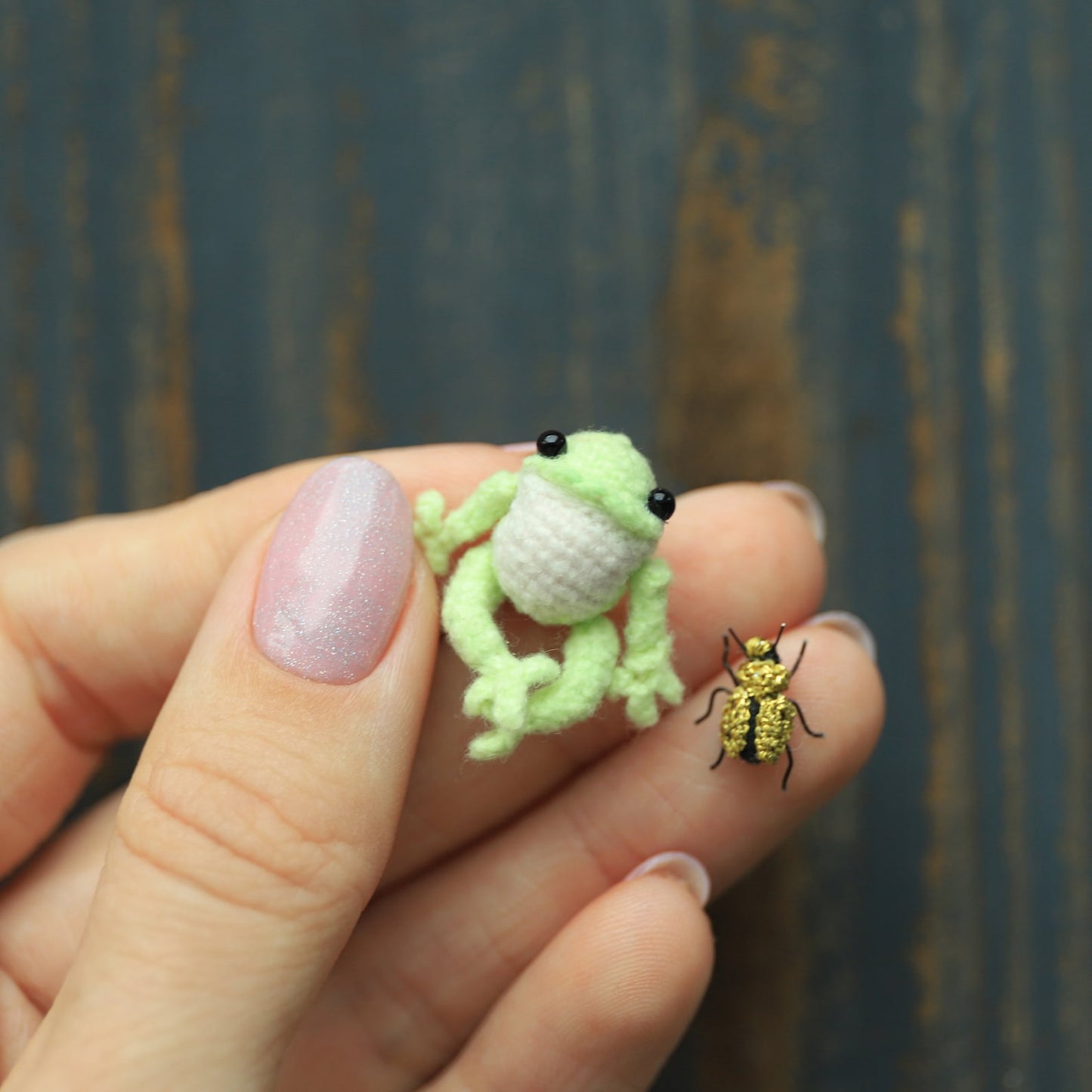 Miniature Frog Crochet Pattern