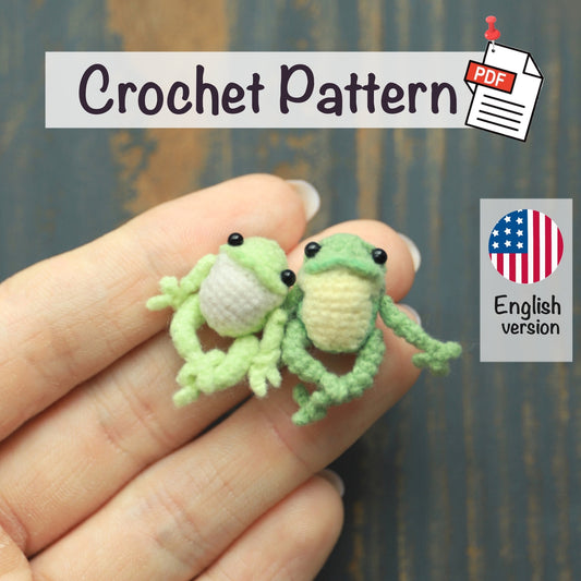 Miniature Frog Crochet Pattern