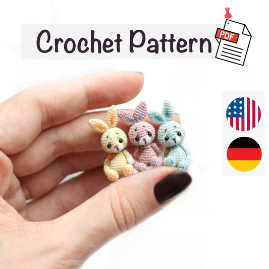 Miniature Bunny Crochet Pattern