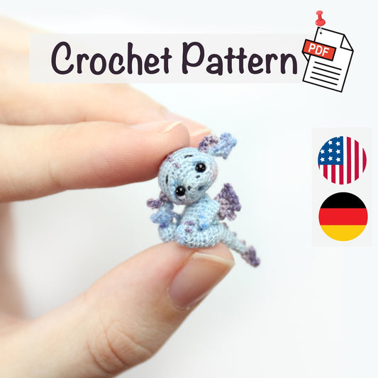 Miniature Dragon V2 Crochet Pattern