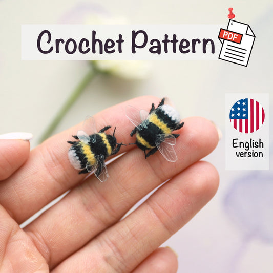 Miniature Bumblebee Crochet Pattern