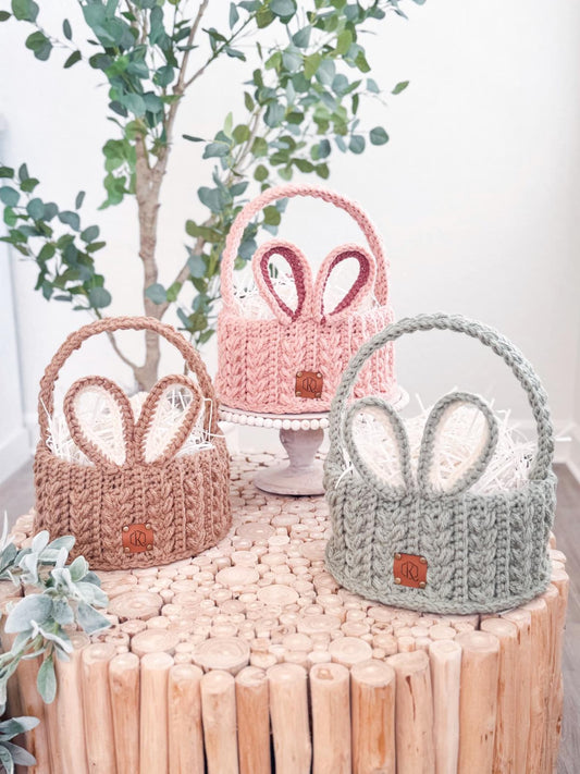 Easter Bunny Basket Crochet Pattern
