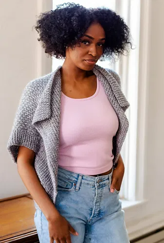 Twilight Bloom Shrug Crochet Pattern