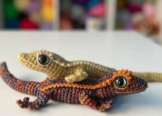 Crested Gecko Crochet Pattern
